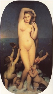 ヴィーナス・アナジョメネのヌードジャン・オーギュスト・ドミニク・アングル Oil Paintings